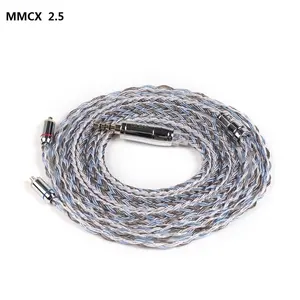 KBEAR 16 cordons améliorés pour écouteurs en cuivre plaqué argent MMCX/0.78mm 2PIN/ <span class=keywords><strong>TFZ</strong></span> Pins/ QDC Pins in Ear Monitor Cable - Product Image 5