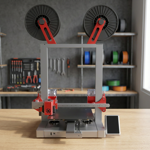 Imprimante 3D avec écran tactile couleur de 3,5 pouces, imprimante 3D FDM de bureau à cadre ouvert, adaptée au prototypage et plus encore - Product Image 2