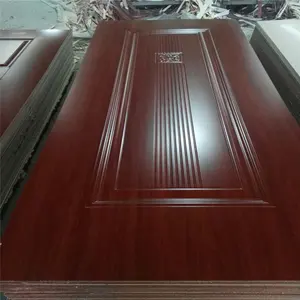 3 Mm Putih Primer Pintu Kayu Panel Interior 6 Panel Lembar Kulit HDF/MDF