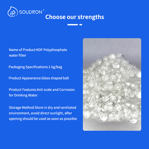 Billes de polyphosphate en verre Siliphos anti-calcaire pour cartouche filtrante de purificateur d'eau, chauffe-eau, machine à café, chaudière - Product Image 2