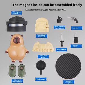 Modèle de robot Capibala imprimé en 3D, jouet assemblé des forces spéciales, pendule magnétique Capibala Ada, cadeau décoratif, très populaire - Product Image 2