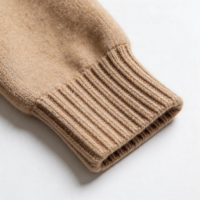 Pull à col rond pour femme de haute qualité, couleur unie, col rond, kaki, tricot doux, coupe régulière, manches longues, pour l'automne