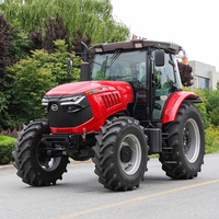 Tractor Agrícola Multifuncional Tavol en Oferta, 120HP, 4WD, Motor de 6 Cilindros, Bomba de Motor, Engranaje Hidráulico