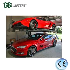 ระบบการจัดเก็บเสาเดียวที่จอดรถระบบกลไกการยก2ชั้นระบบที่จอดรถบ้านสำหรับรถยนต์ที่จอดรถ - Product Image 6