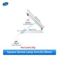 Support de lampe LED manuel en métal pour fauteuil dentaire, pièce de rechange pour unité dentaire