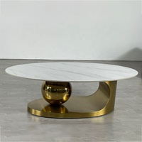 Table basse nordique en pierre ronde, nouveau Design pour bureau et maison
