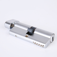 Cylindre de serrure à double goupille breveté JIXIN de remplacement, noyau de porte mécanique durable et efficace avec dos de porte sans clé 60mm et 50mm