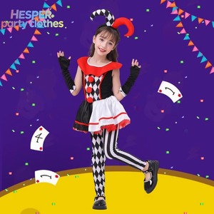 Disfraz de Payaso Camaleón para Niña de HESPER, 100% Poliéster, para Juegos de Rol, Cosplay y Fiestas de Disfraces - Product Image 1