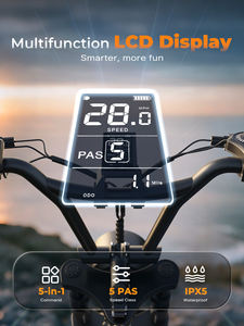 VTT électrique VARUN 16 pouces à pneus larges, 500W, 40km/h, suspension intégrale, pour hommes, en stock au Royaume-Uni, faible MOQ, OEM/ODM - Product Image 3