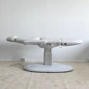 <b>Electric</b> Facial Massage <b>Table</b> Spa Salon Treatment Bed 3 Motor Adjustable PU Leather Upholstered Equipment - Product Image 6