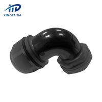 ROHS M32 Long Fil Étanche Cordgrip IP68 À Angle Droit 90 Degrés En Plastique Coude Presse-étoupe