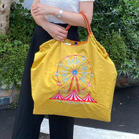 Sac fourre-tout en toile imperméable multi-poches robuste, grand sac à bandoulière pour femme, sac de style de vie, sac à main durable pour les trajets quotidiens