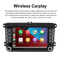 Podofo 2 + 64GB 7 ''Android Autoradio Car Radio Carplay y Android Auto GPS WiFi BT FM RDS para VW/PASSAT/SKODA/POLO/FABIA/GOLF 5/6