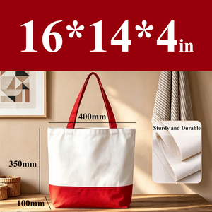 Bolsa de Mano de Lona de Algodón Ecológica Personalizada de Lujo para Mujer, Bolsos de Playa Resistentes con Asas de Cuerda, Logotipo Personalizado Imprimible, a la Moda - Product Image 4