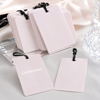 Etiquetas Colgantes de Papel Impresas con Logotipo Personalizado de Fábrica, Etiquetas de Precio Ecológicas para Ropa, Zapatos, Moda, Embalaje de Marca
