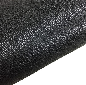 Vera pelle di cuoio di capra abbronzata in cristallo misto di pecora per divano nero scarpe da bambino borse mobili - Product Image 3