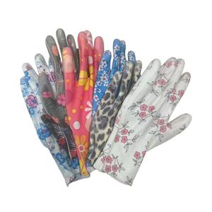 Guanti traspiranti con motivo floreale: antiscivolo, traspiranti, resistenti ai graffi e all'usura per lavori in cucina/lavori di giardinaggio - Product Image 1