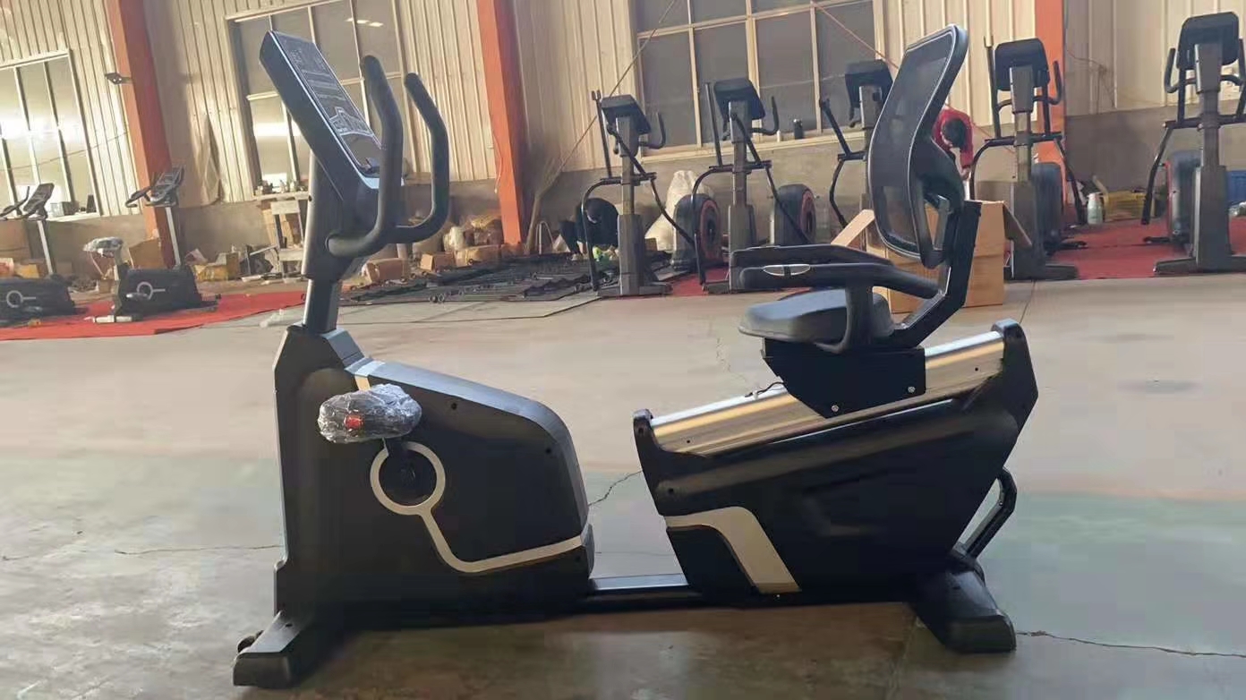 Commercial Magnetic Recumbent Exercise Bike - Self-Generating