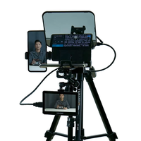 Prompteur pour smartphone/tablette/appareil photo reflex numérique de 11 pouces avec télécommande pour diffusion vocale en direct sur scène