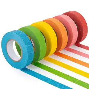 High Temperature Blue Painters Auto Painting Custom Automotive Price Crepe Paper China Supplier Manufacturer Masking Tape