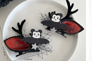 Pinzas para el Cabello con Diseño de Fantasmas de Dibujos Animados para Halloween, Pasadores de Tela para Disfraces, Accesorios de Disfraces de Murciélagos y Brujas para Niños - Product Image 4