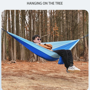 Taille unique 270*140cm <span class=keywords><strong>hamac</strong></span> de camping résistant à la déchirure de meilleure qualité pour les voyages en plein air - Product Image 3