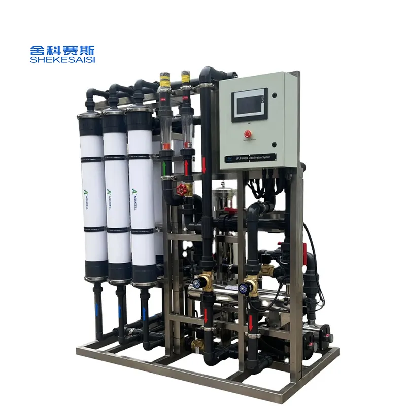 Fully Automatic Nanofiltration Membrane Desalination Equipment Low Energy with Reliable Motor Bearing for Hotel Industry