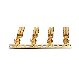ISO9001 certified Non-Insulated Naked Crimp Faston Spade Female Electrical Disconnect Connector Copper Brass Type Terminal