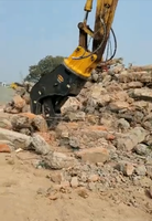 Pulverizador Hidráulico de Hormigón con Cuerpo Resistente al Desgaste para Excavadoras de 5 a 35 Toneladas, Trituradora Industrial con Dientes Resistentes al Desgaste