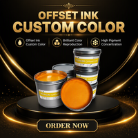 Encre offset à alimentation par feuilles ZLQ haute vitesse pour Heidel Berg Komori, séchage rapide, haute brillance, couleurs CMYK, couleurs spot, qualité supérieure pour l'impression