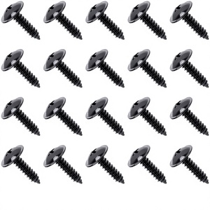 FOR M5x19 Round <b>Head</b> Self Tapping <b>Screw</b> Phillips Drive Metal Fastener For Fender Mudguard Bumper - Product Image 3