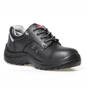 OEM Split Leather Upper Safety Shoes EVA Lining Safety Shoes PU+PU Safety Shoes For Men