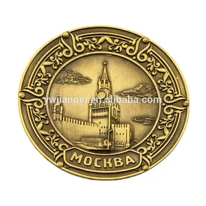 Rusia Mockba Souvenir Turis Magnet Kulkas Bentuk Pan