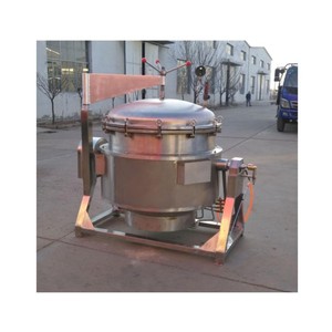 Industrial Gas Steam Jacketed Cooking Pot Kettle Mixing Feature for Bakery Use High Pressure <b>Boiler</b> Food Grade Stainless Steel - Product Image 4