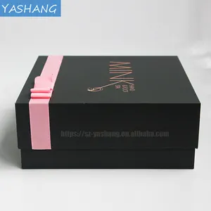 Кошельки, упаковка, розовое золото, Подарочная коробка, черная картонная коробка на заказ с крышкой