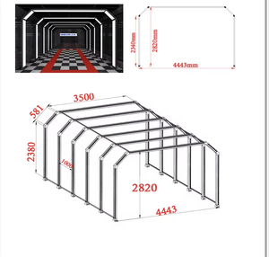 Industriale commerciale esagono luci luce Garage sala d'interni progettazione per autolavaggio dettagli negozio - Product Image 4