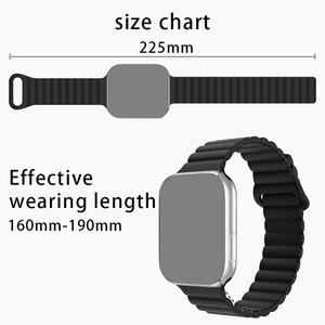 COOLYEP 49mm Silikon Magnet armband Armband Weich gummi Armbänder Armband für Apple Watch 10 9 8 7 SE ULTRA - Product Image 5