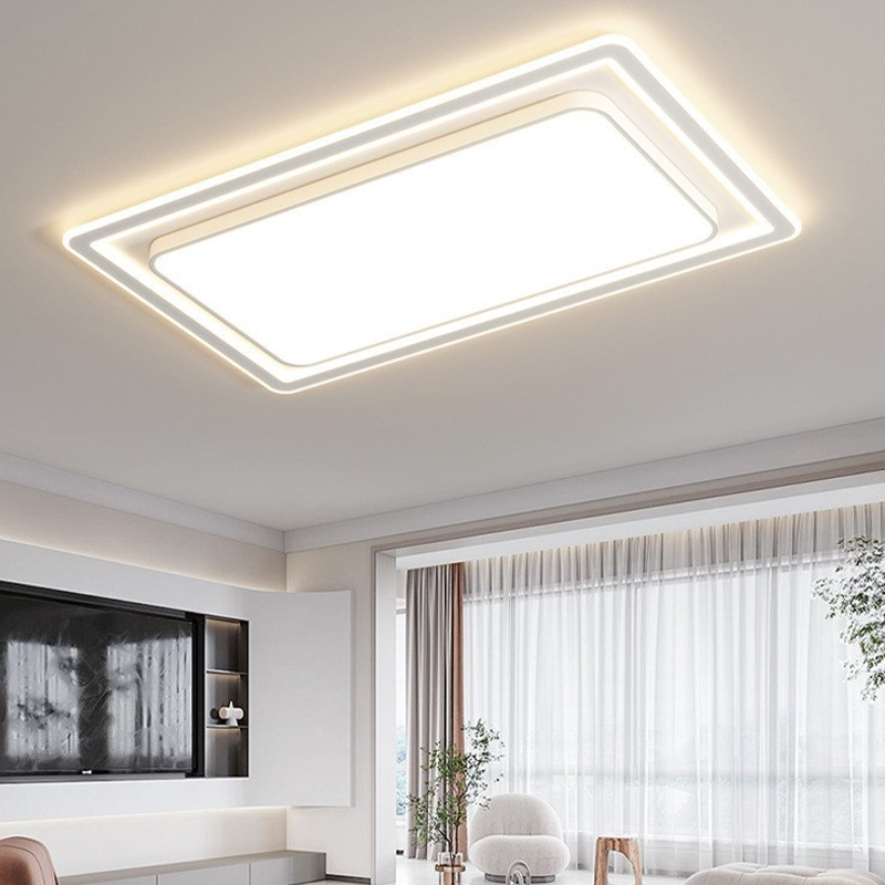 Modern LED Ceiling Lamp Living Room Bedroom Ceiling Light with Remote Control Dimmable Round Square Home Decor Lighting Fixture