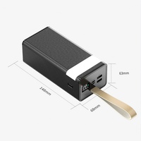 Batteries externes à grande capacité avec affichage numérique et charge rapide, 50000 mAh, sortie PD 22,5 W, station d'alimentation portable mobile, cadeau