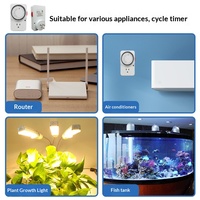 Interruptor Temporizador Mecánico con Certificación ETL Regulado por la FDA, Tipo Perilla, Enchufe Temporizado de 6-24 Horas, Tiempo Fijo para Acuarios y Luces de Plantas