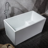 Chine Nouvelle Conception profonde de Fabricant Japonais haute brillance finition acrylique baignoires autoportantes avec siège