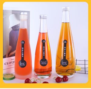 Vente en gros de bouteilles de vin en verre transparent pour <span class=keywords><strong>cidre</strong></span> champagne, cocktail d'eau minérale renforcé et scellé créatif de 330 ml 500 ml - Product Image 3