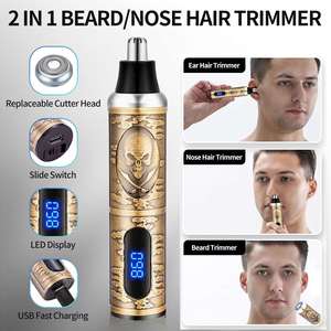 Nueva Máquina Cortapelos Eléctrica Recargable T9 con Cuchillas de Acero Inoxidable para Hombres, Afeitadora Inalámbrica para Barberos - Product Image 2