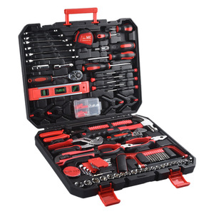 Hand Tool Set 157 Piece Carbon Steel Socket 1/4 In Tool Case For Home Repair - Product Image 2