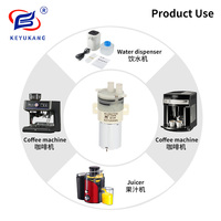 Pompe à eau miniature DC 3V, 6V, 12V, 24V pour machine à café expresso, 80 kPa, auto-amorçante, qualité alimentaire, pour distributeur d'eau