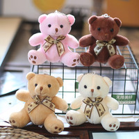 Porte-clés en peluche miniatures personnalisés, jouets en peluche sur mesure, porte-clés anime, ours en peluche, pendentif mascotte douce, porte-clés en peluche personnalisé