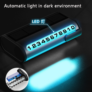 Luces Solares para Números de Estacionamiento, Impermeables IP65, Tarjeta de Estacionamiento Temporal para Automóvil, Placa de Número de Teléfono con Energía Solar - Product Image 6