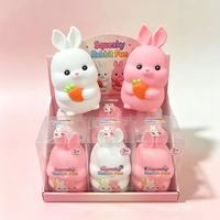 Jouets Squishy Géants 19 cm, Lapin Qui Couine, Anti-stress, Squishies Géants, Lapin de Pâques 2027, Cadeaux de Fête