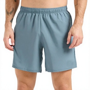 Shorts de sport pour hommes, solides, à séchage rapide, avec taille élastique, pour l'entraînement, la course à pied, la musculation, shorts de gym pour hommes - Product Image 1