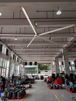 Ventilateurs de plafond industriels HVLS BBW sur mesure 12, 14, 24 pieds – Grande circulation d'air pour entrepôts à volume élevé – Moteur puissant